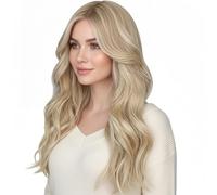 Curly Hair Piece - 18-Inch Natural Look Clip-In Extension, Heat-Resistant Wig with Invisible Claw Clips, Fake Hair for Women, Brides, Students, Work, Events, Weddings, Occasions