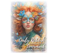 Curly Reddish Lenormand : Cartes Lenormand Oracle pour débutants de Mathie et son guide angélique, très intuitif, avec cours vidéo, mots clés en espagnol, anglais et français