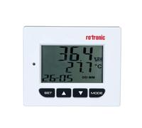 Curomètre hygromètre numérique (grand écran LCD) avec alarme audio et visuelle Montage de bureau pour hôpital, entrepôt, banques de sang, Godown, Cours à vin, dépôts Rotronic Modèle : HD1