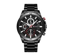 CURREN 8275 Luxe tungstène Acier Hommes d'affaires Montre analogique Sport Occasionnels Montres-Bracelets