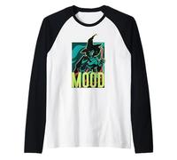 Current Mood Repos Sorcière Visage Halloween Meme Drôle Effrayant Manche Raglan