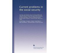Current problems in the social security