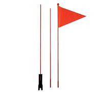 Currentiz Sécurité Vélo pour Enfants avec Mât 180 Cm Drapeau Oscillant Sécurité À Vélo Bicyclette pour Vélo d'enfant Fanions Vélo pour Enfants Sécurité Fanion Sécurité