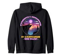 Currently Grounded by a Cliffhanger Send Snacks Sweat à Capuche