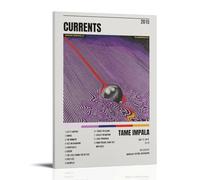 Currents-Tame Impala Autocollants muraux imperméables haute définition pour chambres/magasins, résistants à l'humidité et à la décoloration, emballage exquis, parfait pour offrir en cadeau