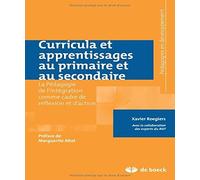 Curricula et apprentissages au primaire et au secondaire