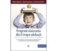 Curriculum pour le niveau II de l'enseignement Renata Naprawa, Alicja Tanajewska, Ewa Korzeniewska (Buch auf Polnisch)