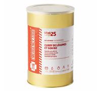 Curry de légumes et son riz - 1800 g - 25 ans