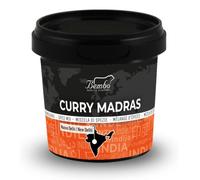 Curry de Madras Bembo 90 g - Mélange d’Épices Indiennes Premium | Curry Indien Authentique au Goût Intense et Aromatique pour Poulet, Viande, Légumes, Riz et Recettes de Cuisine du Monde