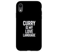 Curry is My Love Language Fun Food Design for Men Women Coque pour iPhone XR
