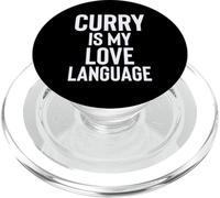 Curry is My Love Language Fun Food Design for Men Women PopSockets PopGrip pour MagSafe