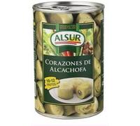 Cœurs d'Artichauts Gros Calibre 10/12, Pack de 3 Boîtes de 390g, Poids Égoutté 240g, Pièces Nobles et Tendres