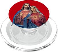 Cœurs de Jésus et Marie très Proches Ensemble (cœurs Jumeaux) PopSockets PopGrip pour MagSafe