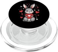 Cœurs de Lapin Filles Aiment Les Femmes Cœur Enfants Lapin PopSockets PopGrip pour MagSafe