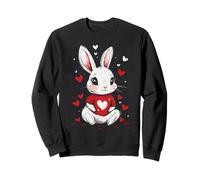 Cœurs de Lapin Filles Aiment Les Femmes Cœur Enfants Lapin Sweatshirt