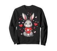 Cœurs de Lapin Filles Aiment Les Femmes Cœur Enfants Lapin Sweatshirt