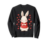 Cœurs de Lapin Filles Aiment Les Femmes Cœur Enfants Lapin Sweatshirt