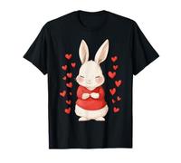 Cœurs de Lapin Filles Aiment Les Femmes Cœur Enfants Lapin T-Shirt