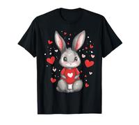 Cœurs de Lapin Filles Aiment Les Femmes Cœur Enfants Lapin T-Shirt