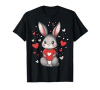 Cœurs de Lapin Filles Aiment Les Femmes Cœur Enfants Lapin T-Shirt