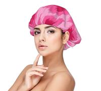 Cœurs dessinés à la main de style ethnique,Bonnet de nuit en satin pour adulte - Bonnet de nuit élastique pour femme, couvre-cheveux de nuit