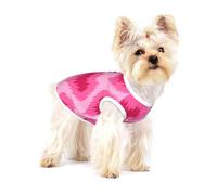 Cœurs dessinés à la Main de Style Ethnique,T-Shirt sans Manches en Coton pour Animaux de Compagnie, Gilet Respirant, Extensible et Doux,L