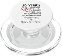 Cœurs entrelacés, Symbole d'amour, Design Minimaliste Romantique PopSockets PopGrip pour MagSafe