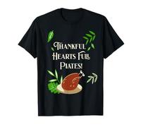 Cœurs remplis de Gratitude et Assiettes Pleines T-Shirt