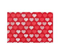 Cœurs Rouges et Blancs et Amour, Puzzle de 1000 pièces en Bois, Jeu Familial, décoration Murale pour Adultes et Adolescents