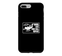 Curse Exit Freefall Repeat A Skydiving Parachutiste Parachutiste Coque pour iPhone 7 Plus/8 Plus