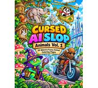 Cursed AI Slop: Animals Vol. 1: 50 Weird & Funny Animal Coloring Pages