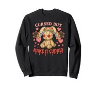 Cursed But Make It Adorable lapin vaudou effrayant Sweatshirt