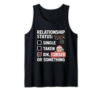 Cursed Christmas Relationship Status Holiday Sarcastic Elf Débardeur