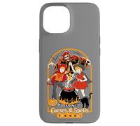 Curses & Spells for Kids Halloween Retro Funny Adult Humor Coque pour iPhone 15