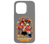 Curses & Spells for Kids Halloween Retro Funny Adult Humor Coque pour iPhone 15 Pro
