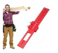 Curseur à calcul - Règle de machiniste, règle de marquage métrique et pouce pour la précision | Règle de mesure coulissante réglable pour tracer, marquer et mesurer lors du travail du bois