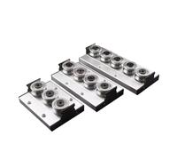 Curseur à Rouleaux à Double axe intégré SGB15N-3/4/5, Chariot à Blocs de Roues avec Verrouillage for pièce CNC, 1 pièce(5 Wheel)