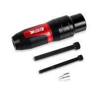 Curseur Anti-Collision pour Moto pour GS500, GS500E, GS500F, SFV650, Gladius 650, DR650SE Protection Anti-Chute pour Cadre D'échappement Moto en Aluminium(Red DR650SE)