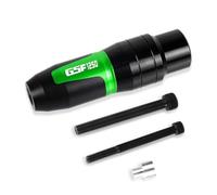 Curseur Anti-Collision pour Moto pour GSF600, GSF650, GSF1200 Et GSF1250 Protections De Cadre D'échappement pour Moto(Green GSF1250)