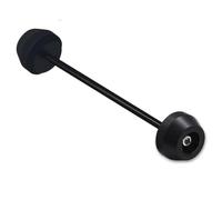 Curseur Cadre Moto Compatible Avec Aprilia Pour RSV4 Pour RSV4-R RSV4-RR RSV4-RF 2009-2018 Moto Avant Arrière Essieu Fourche Roue Crash Sliders(Black,Rear Wheel)