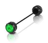 Curseur Cadre Moto Compatible Avec Ducati Pour Multistrada 1100 S 2007-2010 1200 S 2010-2024 Pour 1260 S 2017-2024 Moto Essieu Avant Fourche Crash Sliders Cap Wheel Pad(Green)