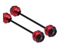 Curseur Cadre Moto Pour F900R Pour F900XR 2019 2020 2021 2022 2023 2024 Accessoires Modifiés Moto Essieu Roue Avant Arrière Fourche Curseurs Collision Kit Protection Contre Les Chutes(Red,1 Pair)