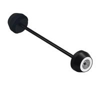 Curseur Cadre Moto Pour S1000RR 2009-2023 2024 Moto Pièces Modifiées Accessoires Avant Arrière Essieu Fourche Curseurs De Protection Capuchon Roue Protecteur Pad(Silver,Rear)