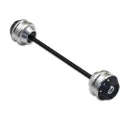 Curseur Cadre Moto Pour X-ADV 750 2017 2018 2019 2020 2021 2022 2023 2024 Moto Accessoires Modifiés Avant Arrière Roue Fourche Axe Curseur Capuchon Crash Protector Pad Kit(Silver,Rear Wheel)