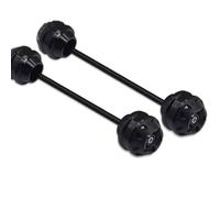 Curseur Cadre Moto Pour X-ADV 750 2017 2018 2019 2020 2021 2022 2023 2024 Moto Accessoires Modifiés Avant Arrière Roue Fourche Axe Curseur Capuchon Crash Protector Pad Kit(Black,1 Pair)