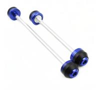 Curseur Cadre Pour CBR 954 2002 2003 Glissières De Fourche D'essieu Avant Arrière De Moto Protection Contre Les Chutes Pièces De Moto Accessoires De Protection(Blue)