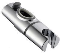 Curseur de barre de douche, support de pommeau de douche, support de douche à main de remplacement spécial for barre coulissante ovale, support de pulvérisateur réglable en hauteur sur rail, ABS chrom