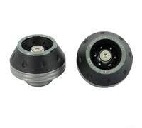 Curseur de cadre de moto en alliage d'aluminium Protection contre les chutes Protection de l'essieu de roue avant Montage pour Dirt Bike pour Enduro Motocross Noir Argent Bleu Violet Orange Vert Or