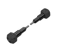 Curseur de Cadre de Moto Frame Sliders Crash Protecteur Motocross Électrique pour Suzuki(Noir)
