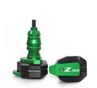 Curseur de Cadre de Moto Kawasaki ZH2 2019-2024, Protection antichute et anticollision(Green)